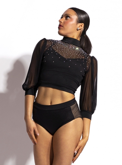 Karina Mesh Crop